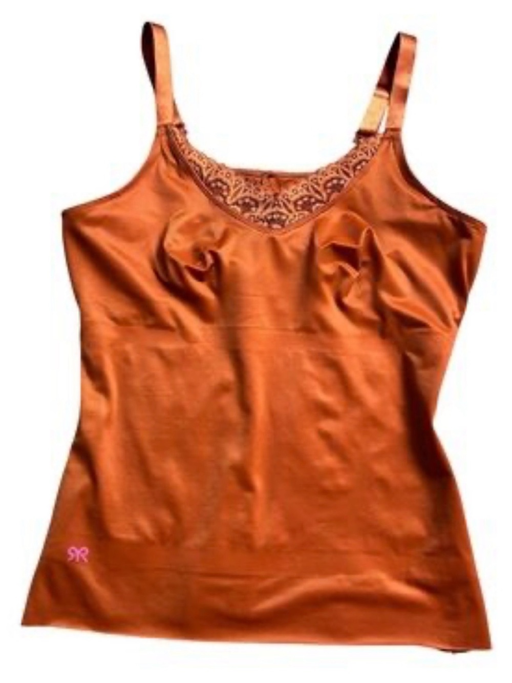 Ruby Ribbon diva lace cami size 36 New ginger snap orange